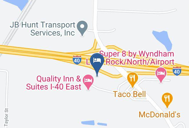 Red Roof Inn North Little Rock Map