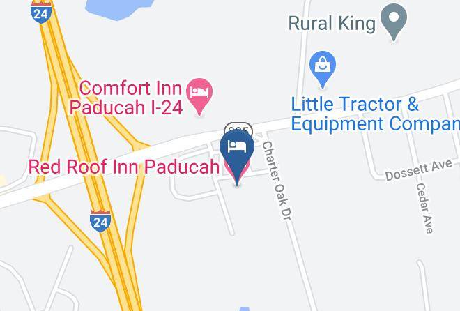 Mccracken - Red Roof Inn Paducah Maps