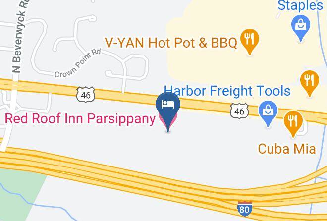 Morris - Red Roof Inn Parsippany Maps
