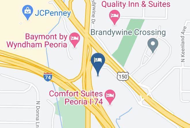 Peoria - Red Roof Inn Peoria Maps