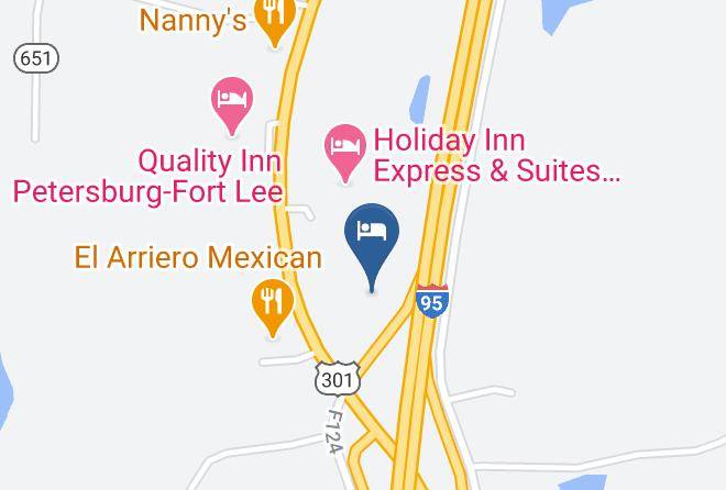 Prince George - Red Roof Inn Petersburg Fort Lee Maps