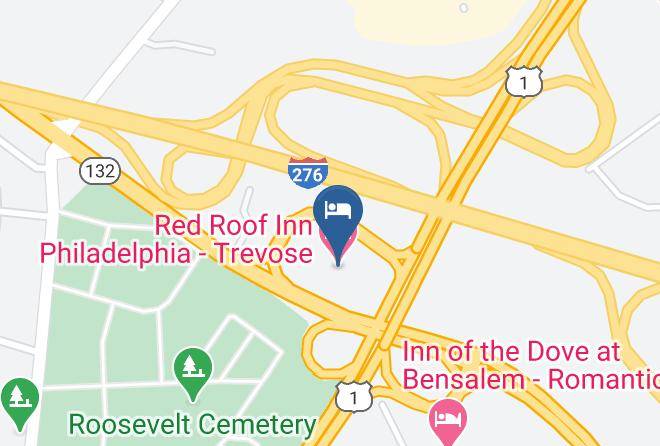 Bucks - Red Roof Inn Philadelphia Trevose Maps