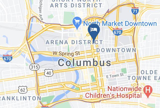 Franklin - Red Roof Plus+ Columbus Downtown Convention Center Maps