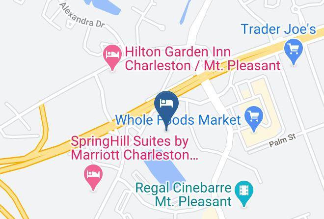 Charleston - Red Roof Plus+ Mt Pleasant Patriots Point Maps