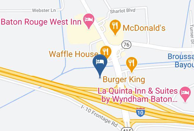 West Baton Rouge Par - Red Roof Inn Port Allen Maps