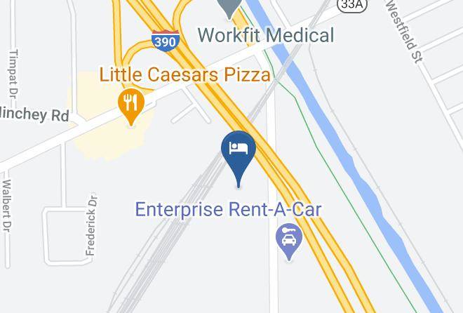 Monroe - Red Roof Inn Rochester Airport Maps
