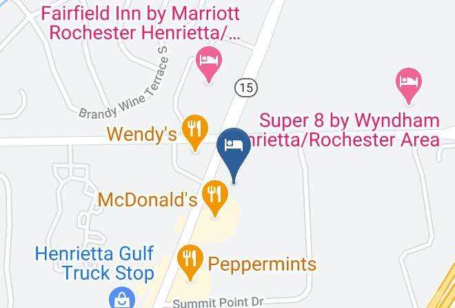 Monroe - Red Roof Inn Rochester Henrietta Maps