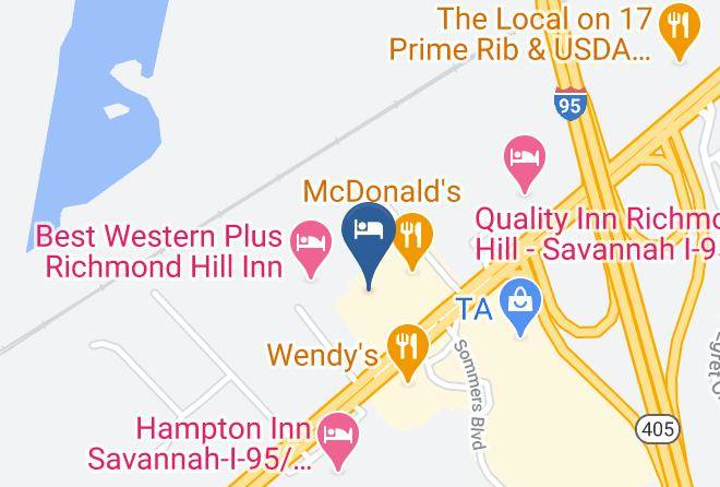 Red Roof Inn Savannah Richmond Hill I 95 Map
