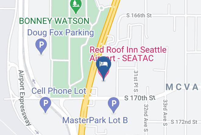 King - Red Roof Inn Seattle Airport Seatac Maps