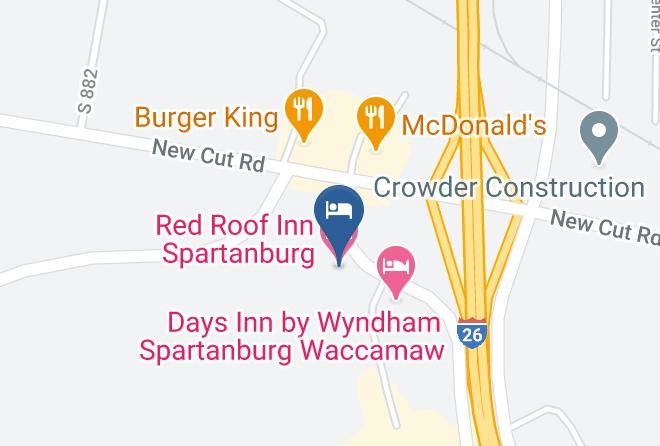 Red Roof Inn Spartanburg Map