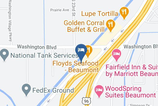 Red Roof Inn & Suites Beaumont Map