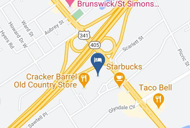 Glynn - Red Roof Inn & Suites Brunswick I 95 Maps