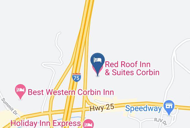 Red Roof Inn & Suites Corbin Map