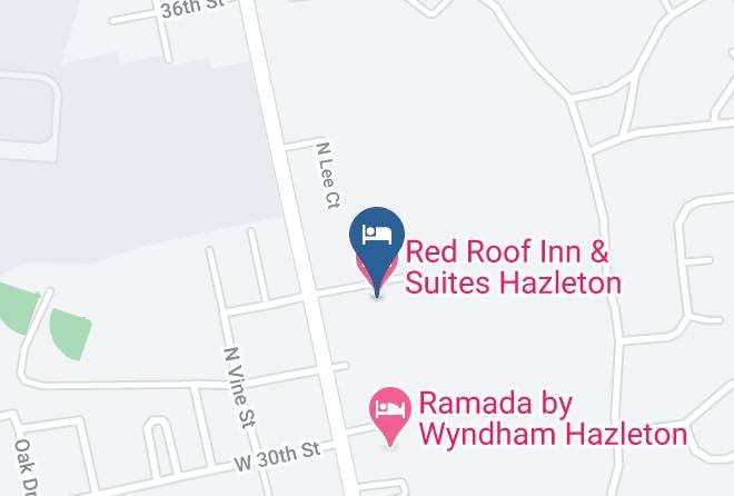Luzerne - Red Roof Inn & Suites Hazleton Maps