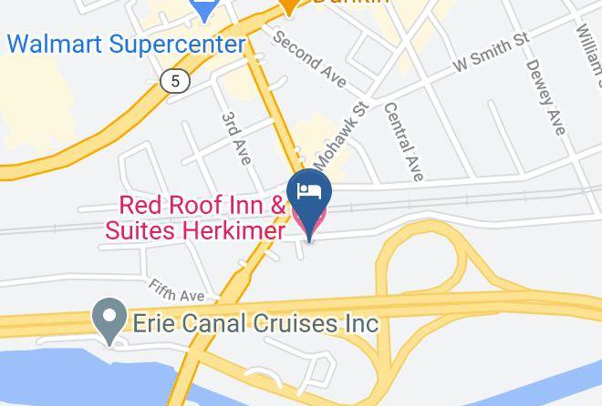 Red Roof Inn & Suites Herkimer Map