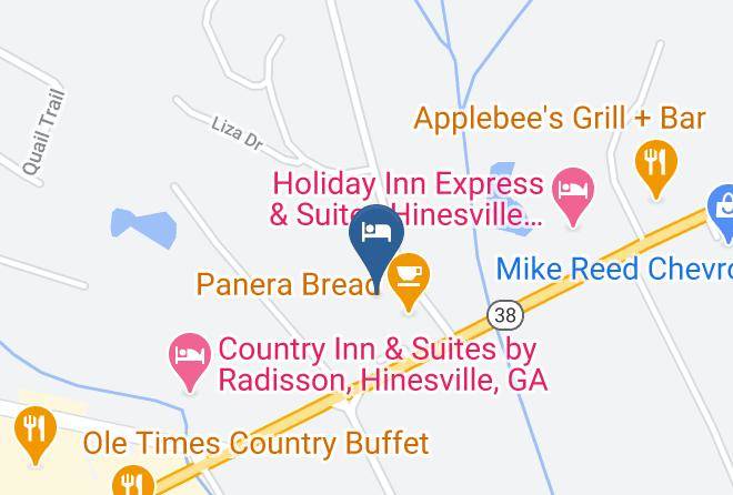 Liberty - Red Roof Inn & Suites Hinesville Fort Stewart Maps