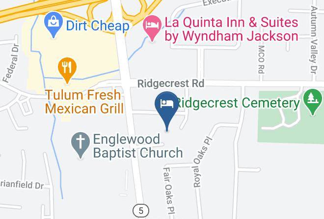 Red Roof Inn & Suites Jackson Tn Map