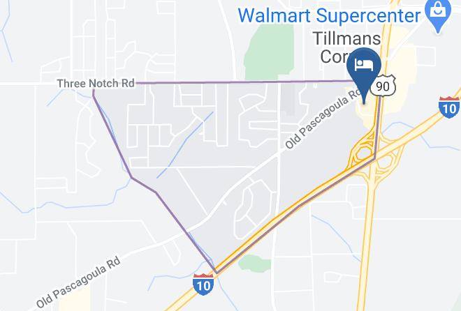 Mobile - Red Roof Inn & Suites Mobile Tillmans Corner Maps