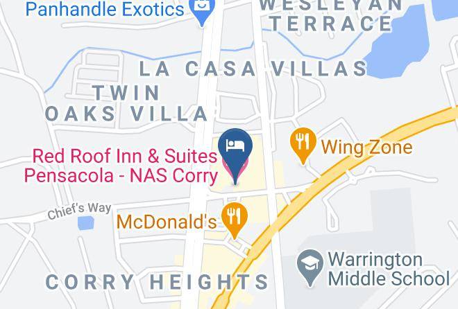 Escambia - Red Roof Inn & Suites Pensacola Nas Corry Maps