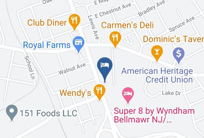 Camden - Red Roof Inn & Suites Philadelphia Bellmawr Maps