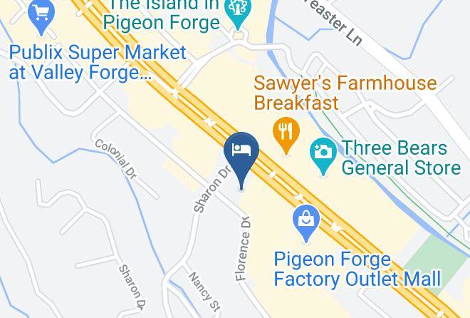 Sevier - Red Roof Inn & Suites Pigeon Forge Parkway Maps