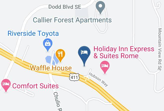 Red Roof Inn & Suites Rome Map