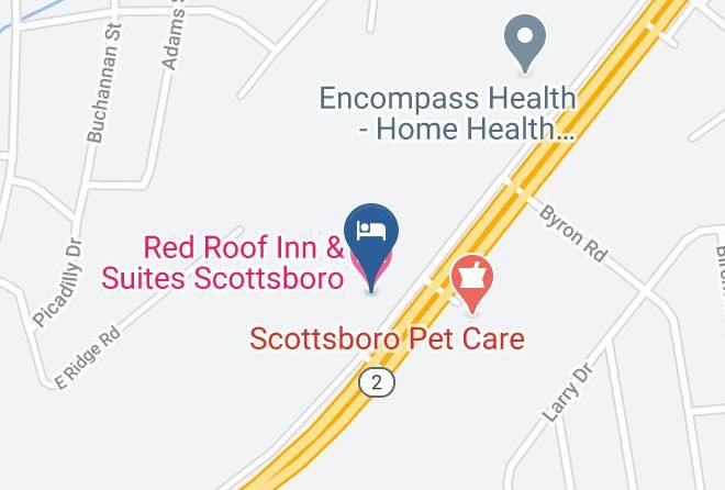 Jackson - Red Roof Inn & Suites Scottsboro Maps