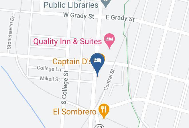 Bulloch - Red Roof Inn & Suites Statesboro University Maps