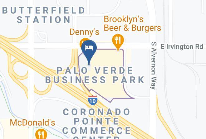 Red Roof Inn Tucson South Airport Map