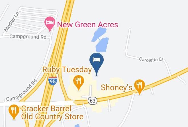 Colleton - Red Roof Inn Walterboro Maps