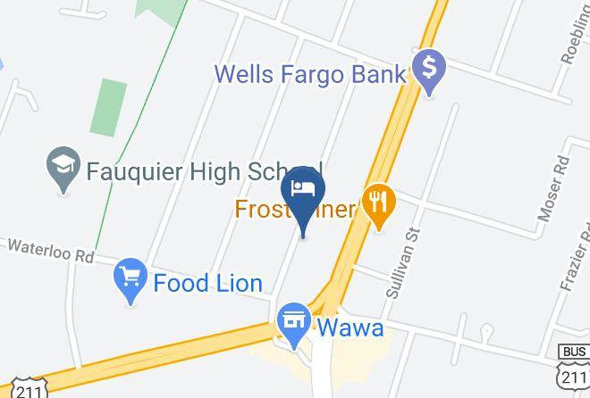Fauquier - Red Roof Inn Warrenton Maps