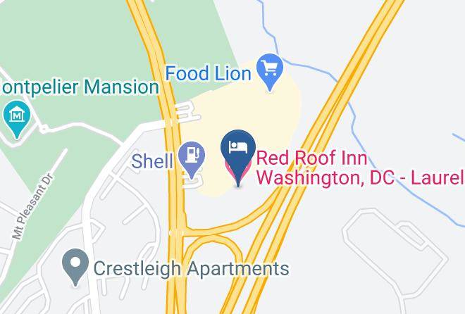 Prince George S - Red Roof Inn Washington Dc Laurel Maps