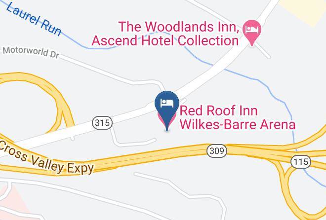 Luzerne - Red Roof Inn Wilkes Barre Arena Maps