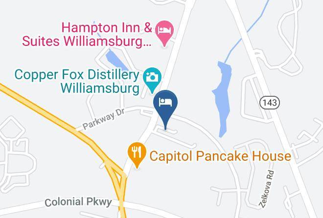 Williamsburg City - Red Roof Inn Williamsburg Maps
