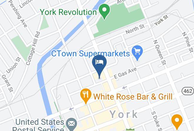 Red Roof Inn York Downtown Map