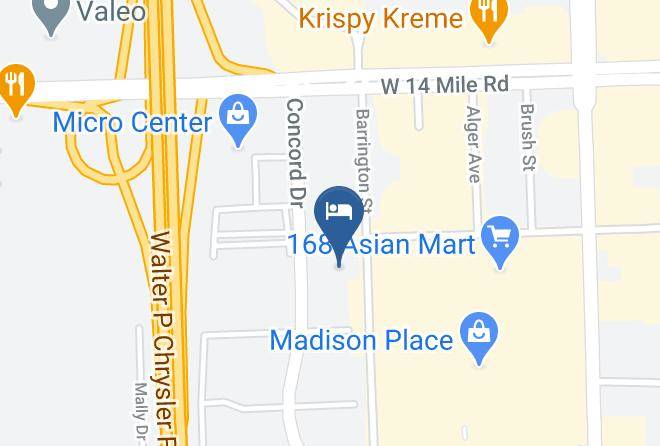 Oakland County - Red Roof Royal Oak Madison Heights Maps