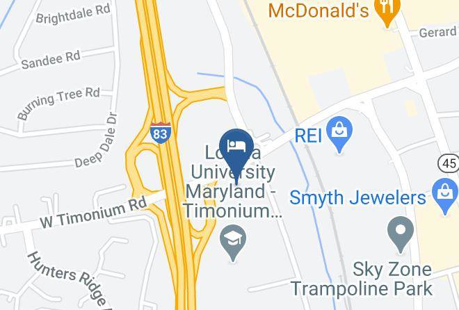 Baltimore - Red Roof Plus+ Baltimore North Timonium Maps