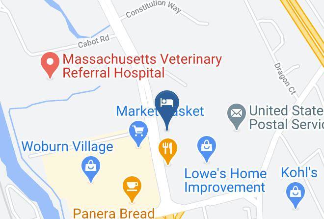 Middlesex - Red Roof Plus+ Boston Woburn Burlington Maps