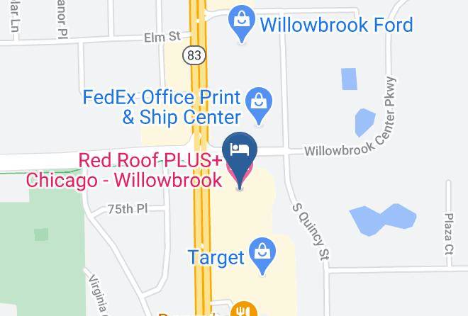Dupage - Red Roof Plus+ Chicago Willowbrook Maps