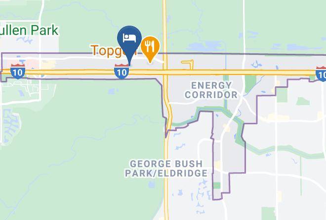 Red Roof Plus+ Houston Energy Corridor Map