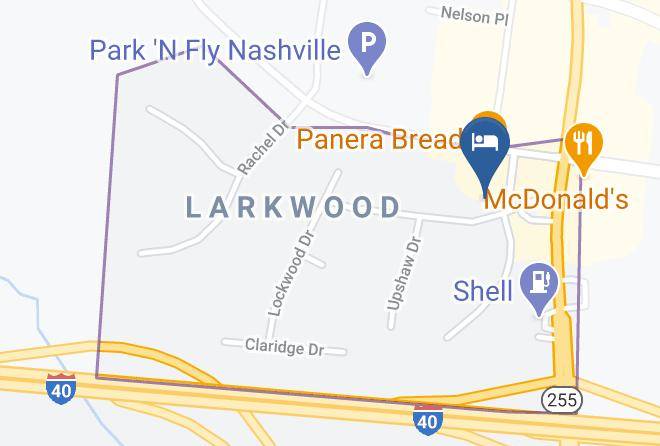 Davidson - Red Roof Plus+ Nashville Airport Maps