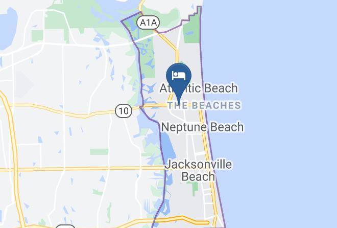 Duval - Red Roof Plus+ Neptune Beach Jacksonville Beach Maps