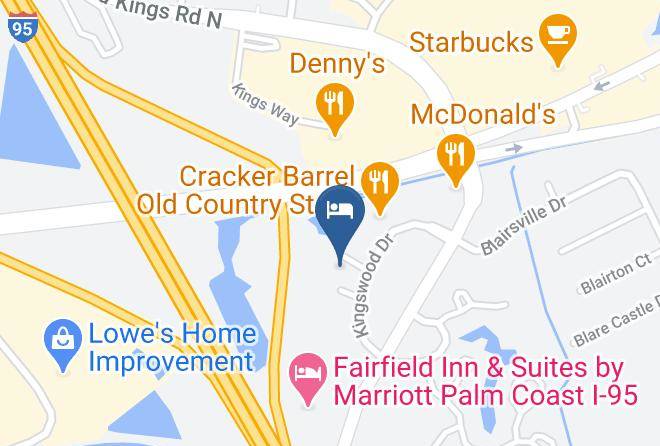 Flagler - Red Roof Plus Palm Coast Maps