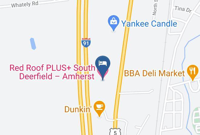 Franklin - Red Roof Plus+ South Deerfield Amherst Maps