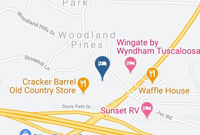 Tuscaloosa - Red Roof Plus+ Tuscaloosa University Maps
