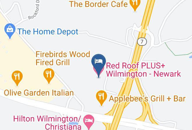 New Castle - Red Roof Plus+ Wilmington Newark Maps