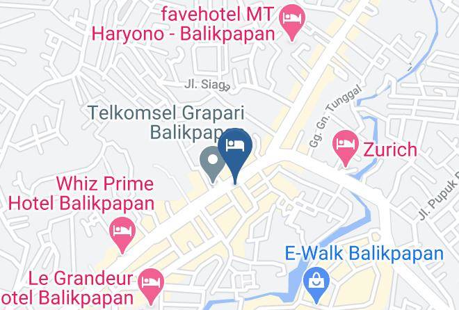 Red Rose Balikpapan Map