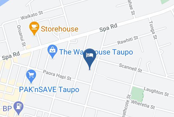 Taupo - Red Rose Motel Maps