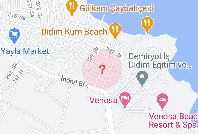 Red's Beach Club Map