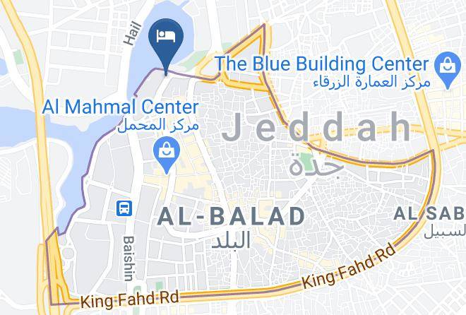 Jeddah - Red Sea Palace Hotel Maps